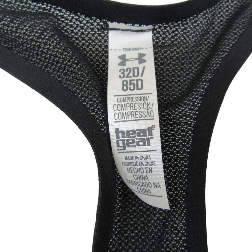 Under Armour Compression Sports Bra 32D Deep V - Picture 3 of 8